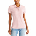 Damen Poloshirt Größe S aus Textil in Rosa mit Kurzarm