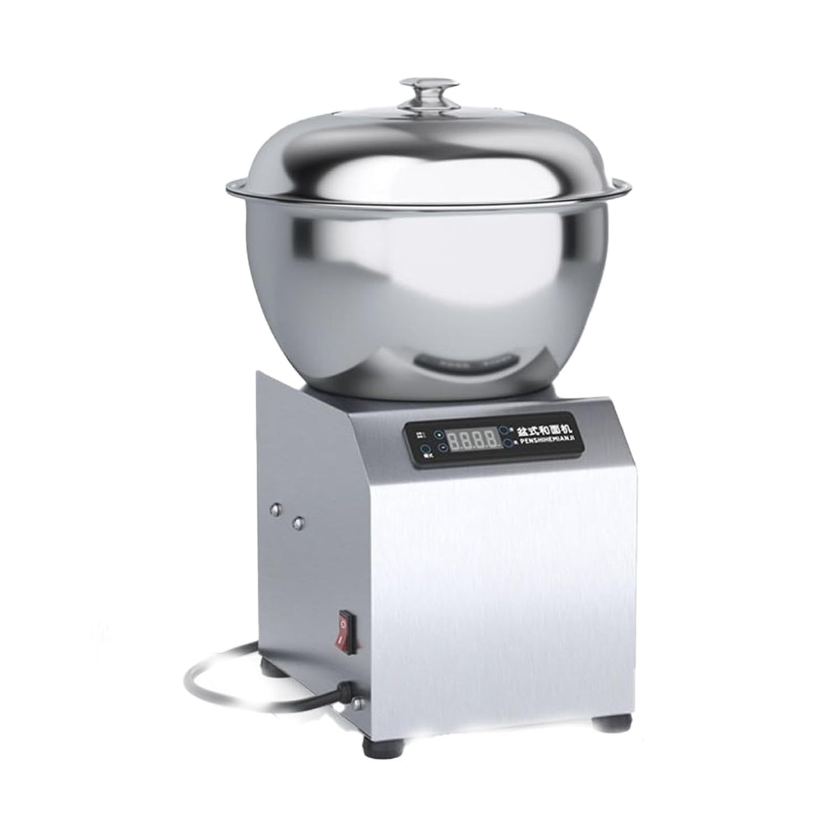 Lissontine Prasy do ciasta – 2200 W, 8 kg, 40 cm, Srebrny – Podwójna obrotowa, Szklana pokrywa, 2200 w elektryczny, 8 kg profesjonalny perkusista