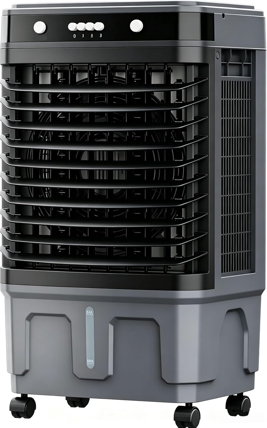 Klimatyzator LLNWDNB, H100, 40 l, 3 W – 80 cm, Biały, 3 w 1, 12H H100 cm – Powietrznik Przenośny Mobile bez ewakuacji 40 l, licznik czasu, przemysłowe