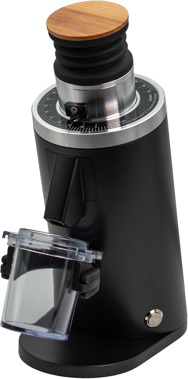 Młyny ręczne MiiCoffee, DF54, 54 mm, 0,1 g – 150 V, Czarny, aluminium, DF54 Mill – młyn do ziaren kawy