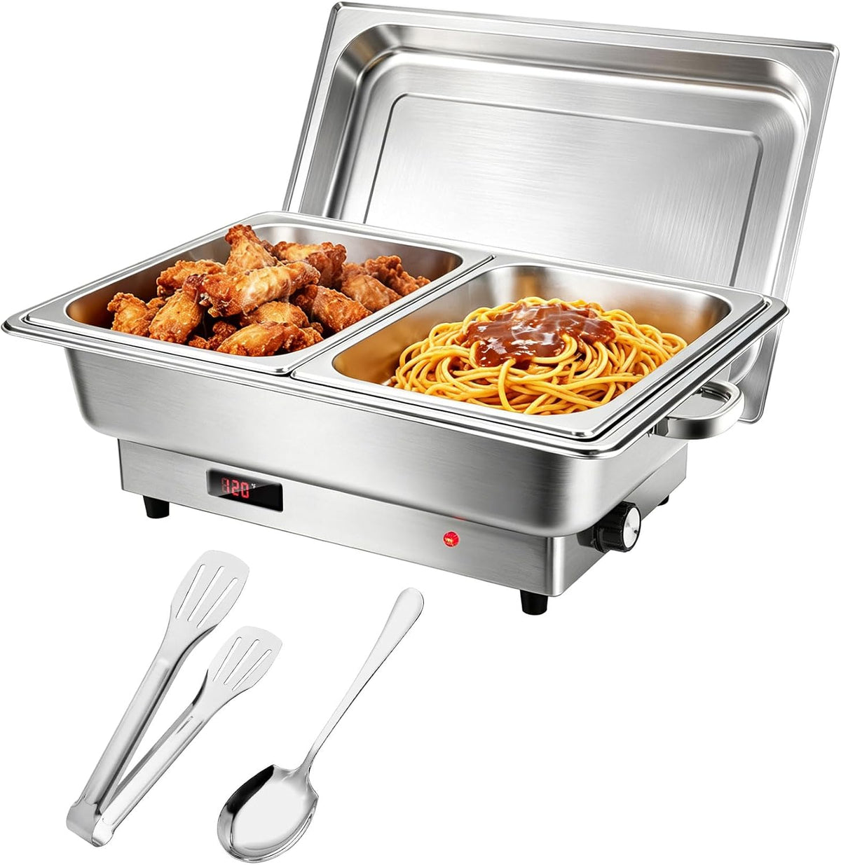 Płyta grzewcza SXNIWBAI, 9 l, 600 W – Czarny, Bufet, Dish elektryczny Buffet 9 l Chafing