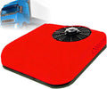 Klimatyzator ROGHA, 24 V, 25 x 41 cm, 600 g – Czerwony, Red- 24 V, Silent, kemping – Ultra- Silent for Trucks and Caravans Red-24 V