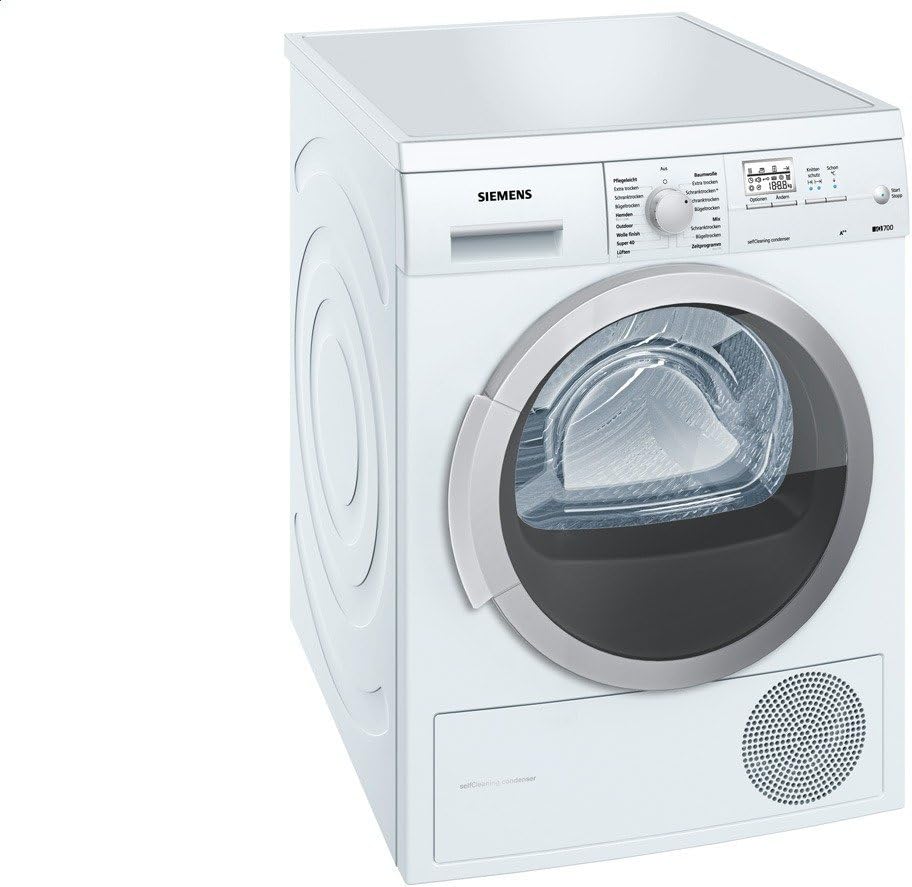 SIEMENS Suszarki z pompą ciepła – WT46, 7 kg, 0,1 W, Biały – suszarka z pompą ciepła, WT46 W564 Suszarka, biała, suszarka