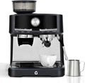 Ekspres do kawy IdealHouse, 5 l – 58 mm, 1550 W, Czarny, automatyczny – Mech mleczny, Emulgator mleka, duży zbiornik, profesjonalny – wyjmowany