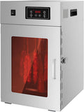 Acentesoft Suszarka do żywności, 800 W, 34 × 40 × 54 cm, 110 V – Srebrny, stal nierdzewna, Suszarka, odwodniona żywność – do suszenia mięsa