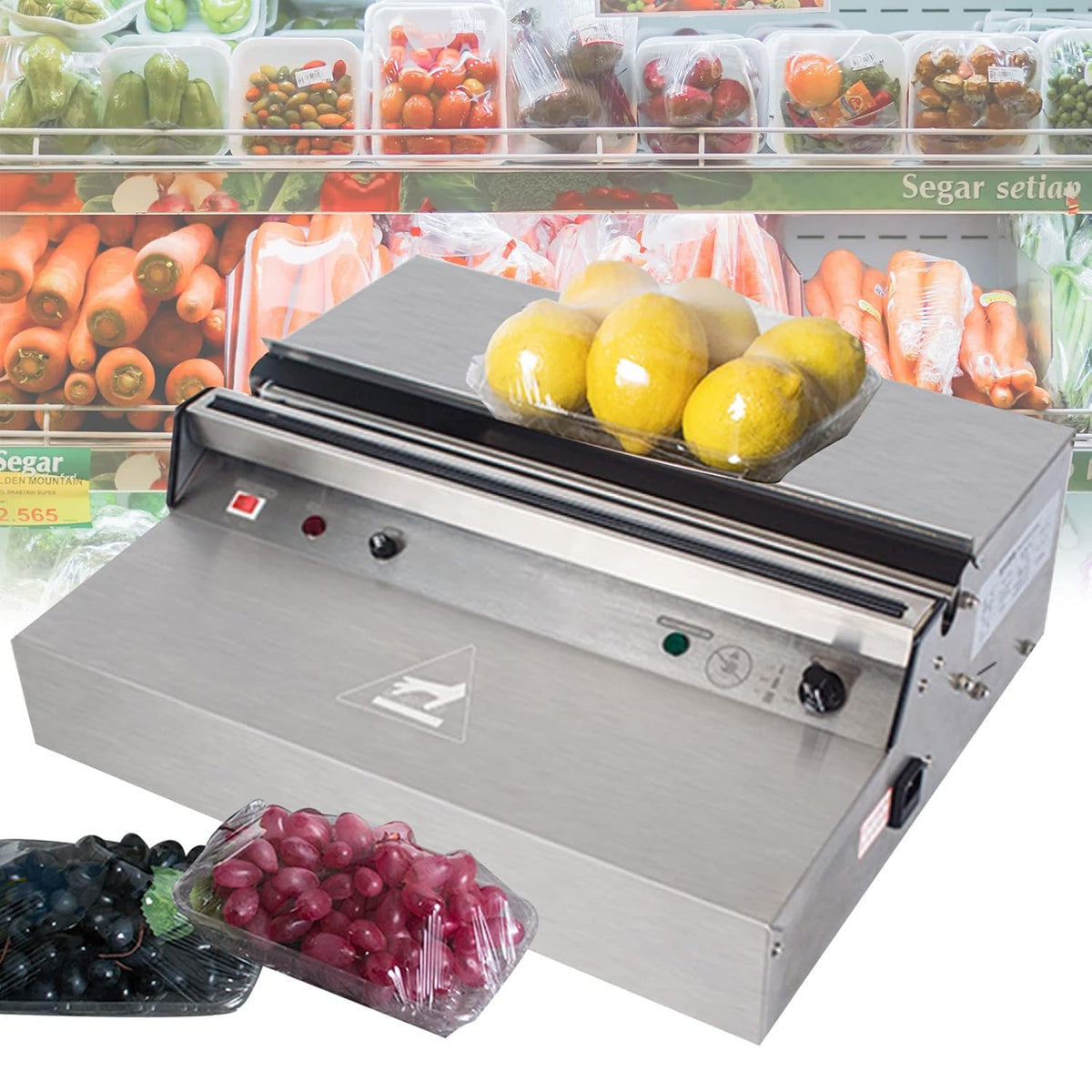 Podgrzewacze do potraw Anatole, 450 mm – Srebrny, stal nierdzewna, Maszyna, profesjonalny – funkcja ogrzewania, do warzyw Owoce Meat Supermarket Hotel