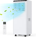 Klimatyzator Garvee, 9000 BTU, 45 m, 52 dB – Biały, pilot zdalnego sterowania, timer, kompresor – mobilny 9000 BTU (chłodzenie, osuszanie, wentylacja