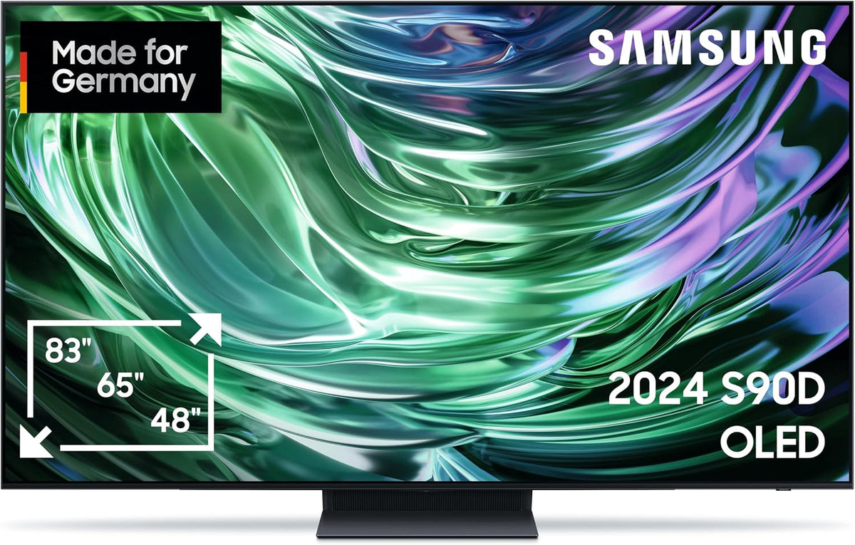 Samsung Telewizor Smart TV, S90D, 138 cm – Czarny, telewizor, S90D Gen2 Smart TV, 144 Hz – 4K UHD, dźwięk Dolby