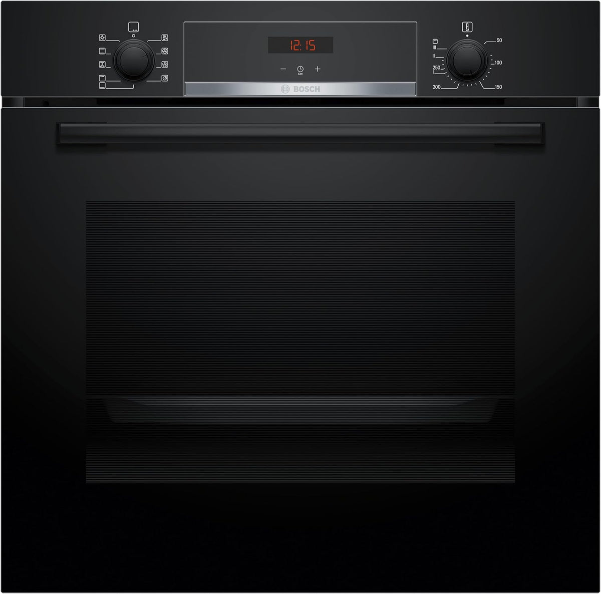 Bosch Piec do pizzy, HBA534BB3 – 60 x 60 cm, Czerwony / Czarny, oświetlenie LED, funkcja grilla – HBA534BB3 Elektryczny piekarnik, do wbudowania