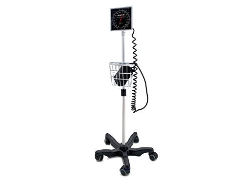 GIMA Tensiometry, 135 cm, Czarny, metal – regulowana wysokość, 32744 Denver Tensiometr na wózku