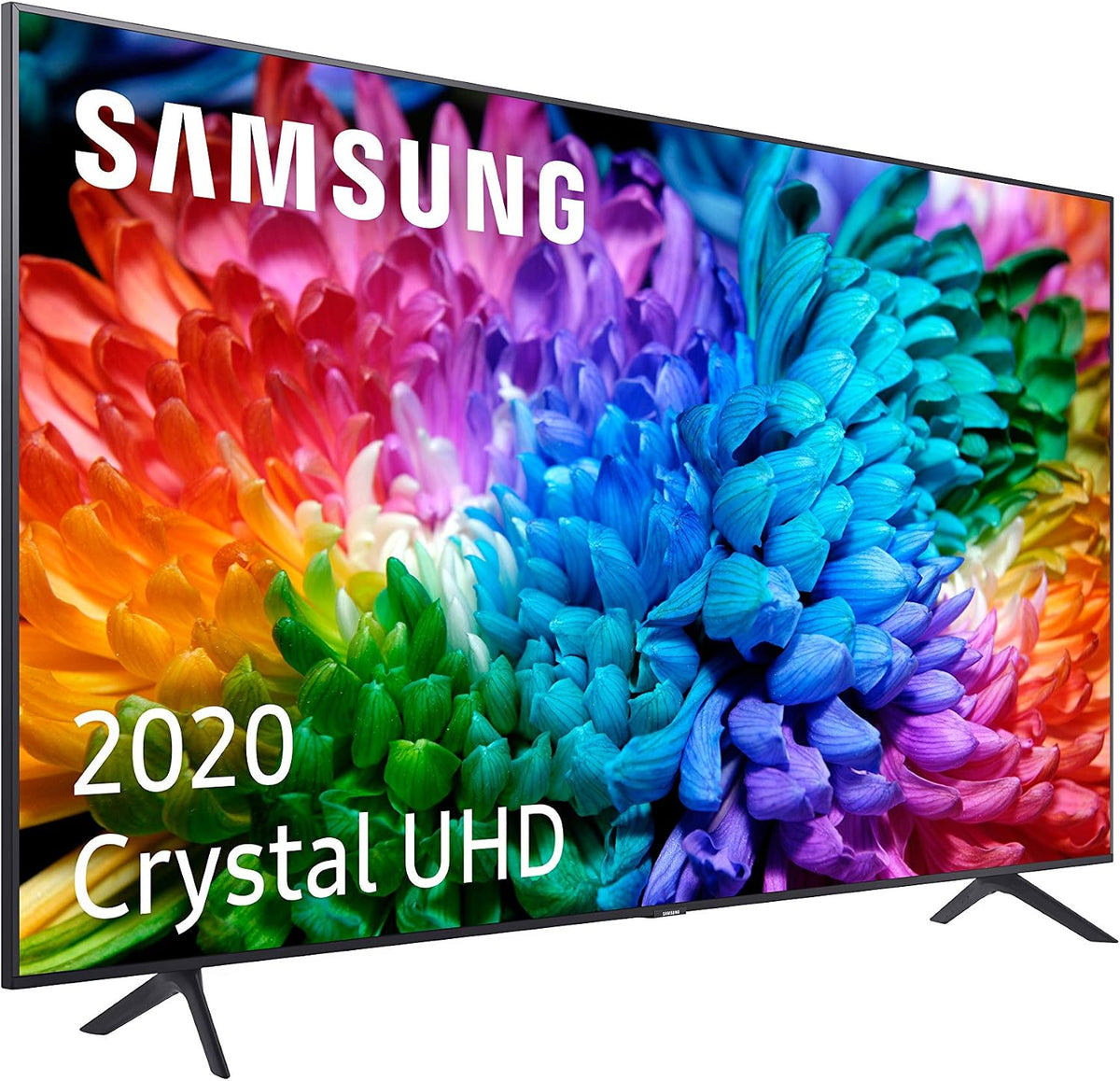 Telewizor Smart TV Samsung – 43TU7105, Czarny, Wi-Fi, pilot zdalnego sterowania – telewizor, Smart, '43' 4K Crystal UHD 2020 43TU7105 43TU7105