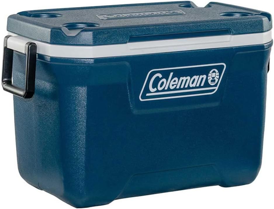 Lodówka Coleman, 47 x 31 x 38 cm, 49 litrów, 5,5 kg – Granatowy, funkcja grilla, Xtreme Cooler Box | Duży pojemnik na lód o wysokiej wydajności