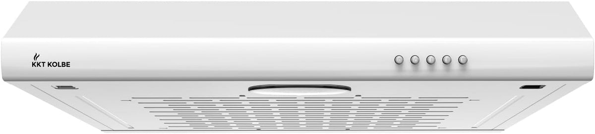Okap kuchenny KKT KOLBE, UBH600 – 60 cm, Biały, oświetlenie LED, Okap próżniowy UBH600 W – odwracalny, przyciskiem podania