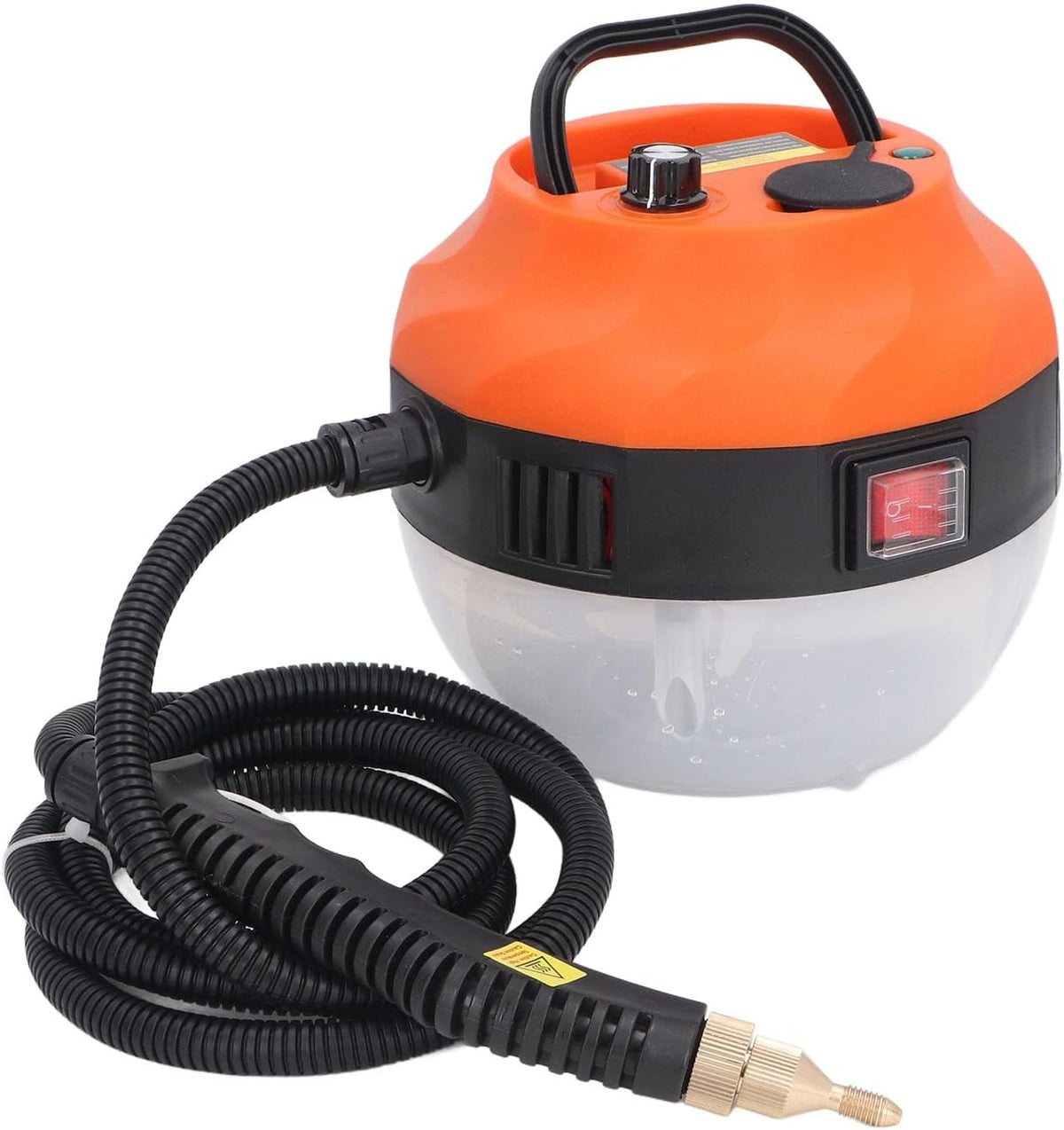 Myjka parowa Fdit, 220 V, 1845.00 g, Czarny – Unijny środek do czyszczenia parowego 220 V, przenośny, wykorzystanie podłogi, kuchnia – samochód