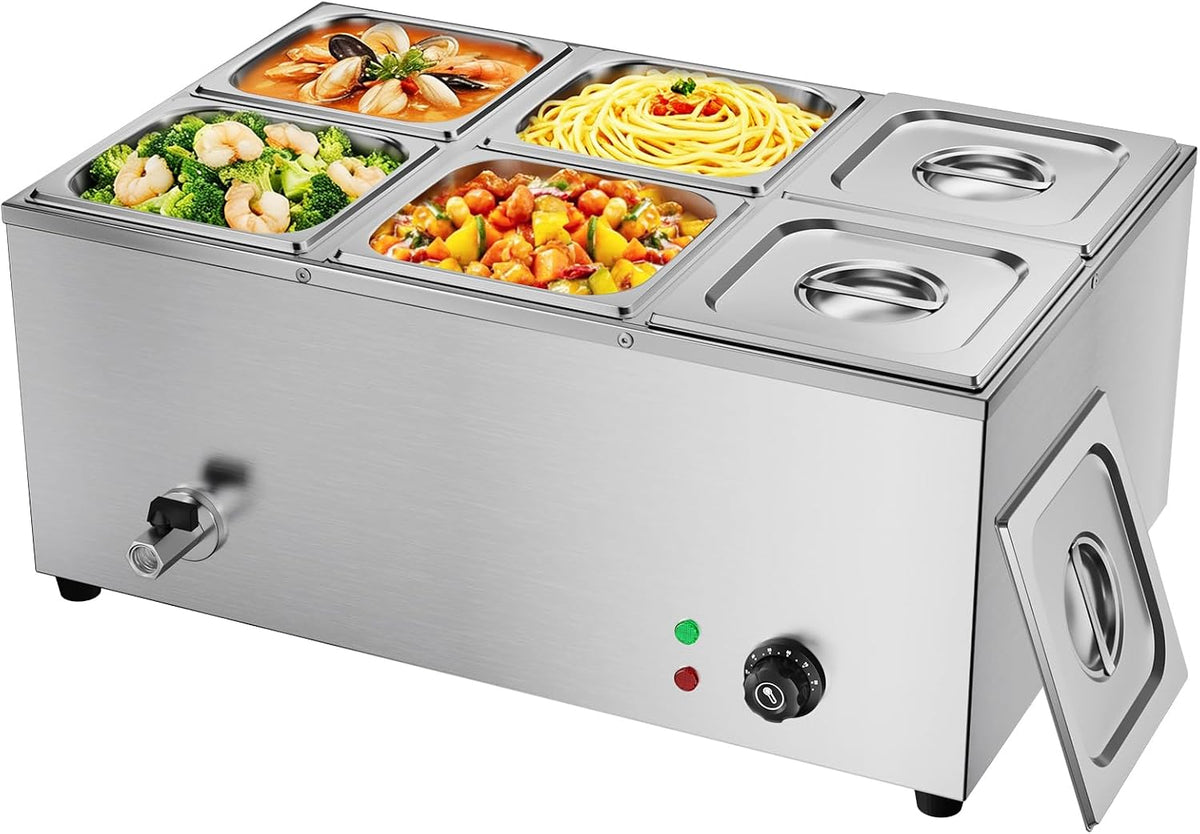 Płyta grzewcza TAIMIKO, 220 V, 1500 W – 4 cm, Srebrny, stal nierdzewna, do gotowania – profesjonalne, 2 strefy temperaturowe