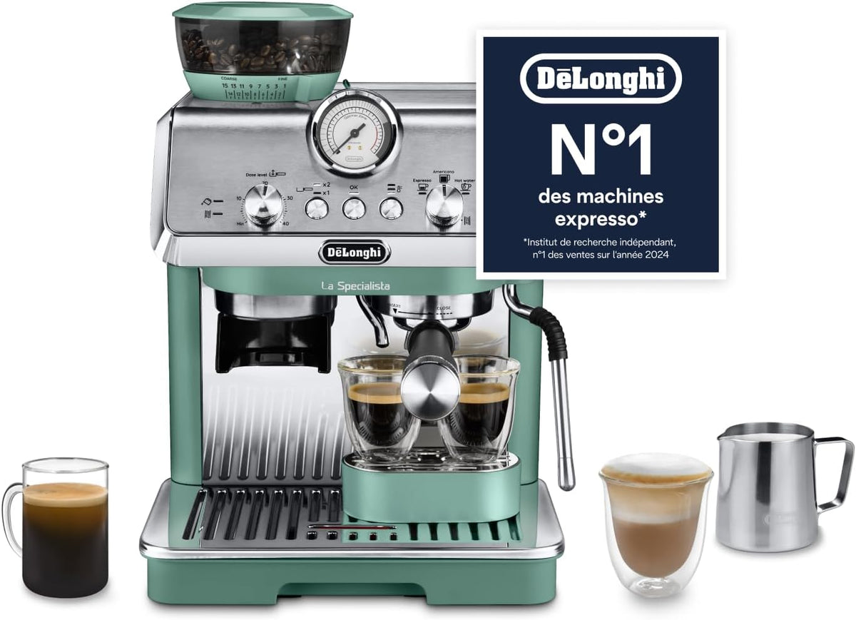 De'Longhi Ekspres do kawy, EC9155.GR, 1550 W – Zielony, De 'Longhi EC9155.GR Espresso maszyna, Pompa, Elektryczna