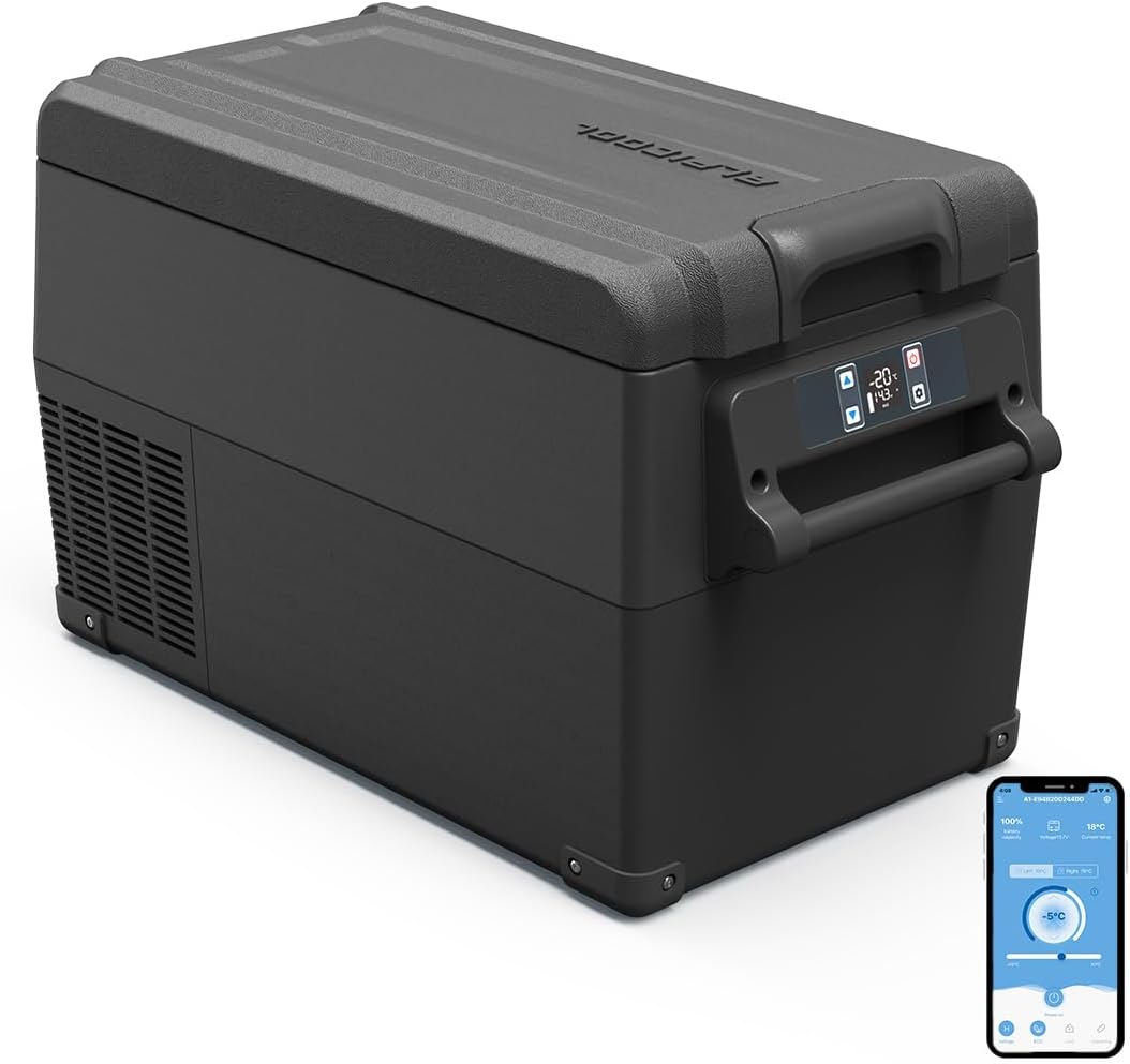 Lodówka Alpicool, NCF35, 30,6 L, 24 V – Czarny, NCF35 30,6L Przenośna Samochodowa - Chłodziarka 12/24V DC do Auta, Kempingu, Podróży