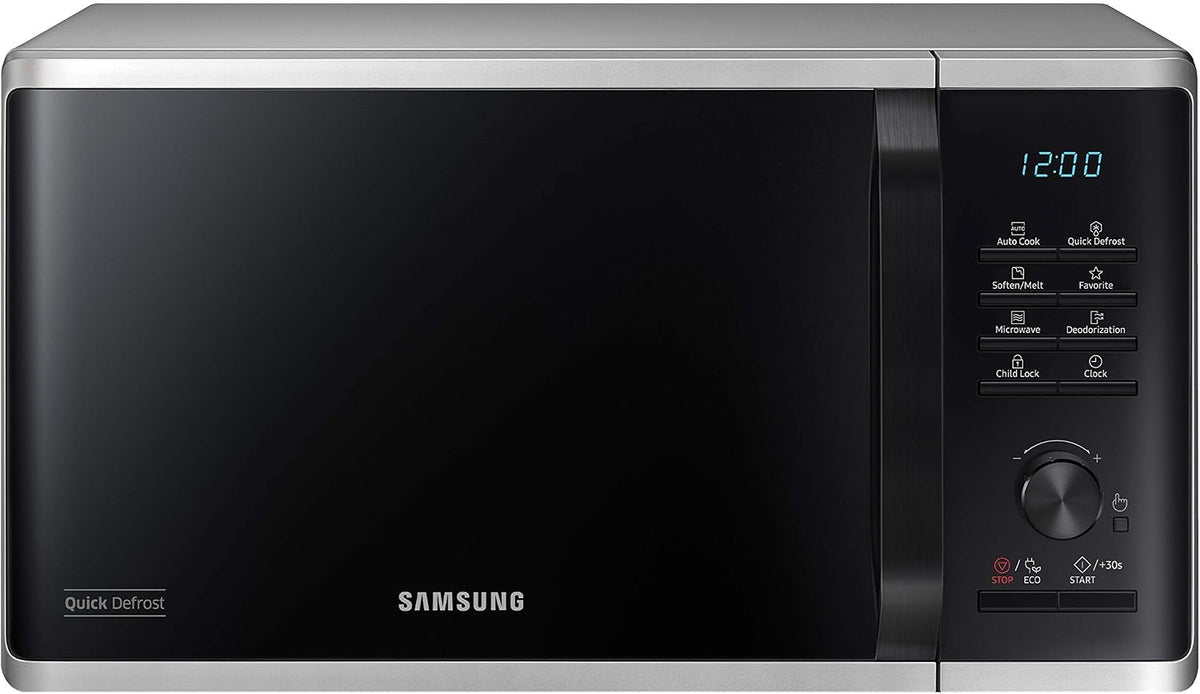 Samsung Kuchenka mikrofalowa, Czarny / Srebrny, stojący, mikrofalówka
