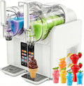 Maszyna do granity GSHSHOU, 2 l – 430 W, 398 x 380 x 420 mm, Biały, 7- in-1 Napoje – Slushie maszyna, Slushy maszyna, Ice and Sorbet maszyna