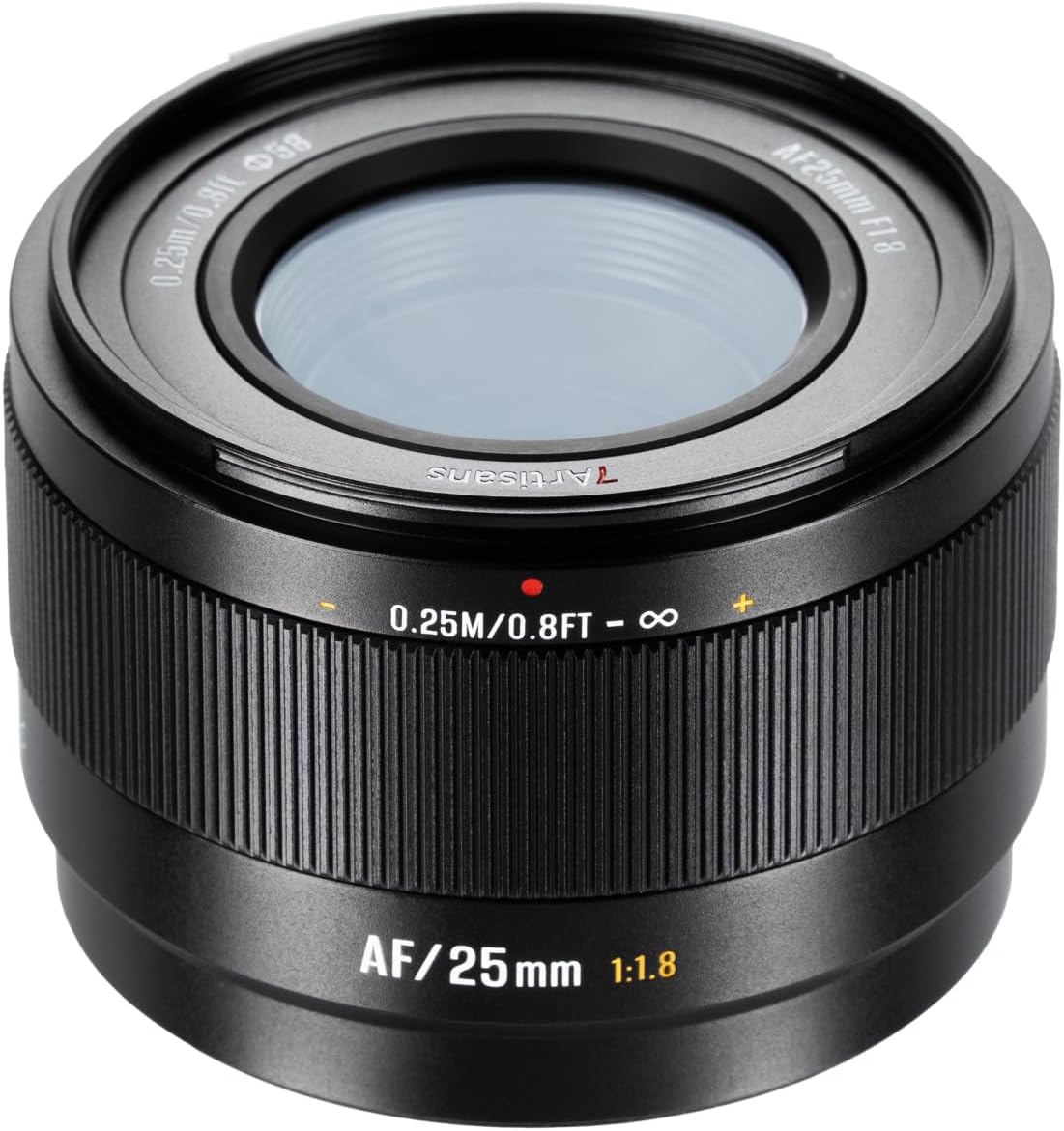 Obiektywy do lustrzanek jednoobiektywowych 7artisans, F1.8 – 25 mm, 180 g, Czarny, metal – Obiektyw AF 25 mm F1.8 do Sony E (APS-C)