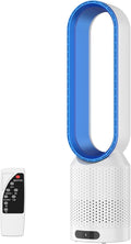 Oczyszczacz powietrza UOEONR, 2 W, 30 dB, Niebieski – oświetlenie LED, pilot zdalnego sterowania, praca bezprzewodowa, automatyczne wyłączanie – 2 w 1