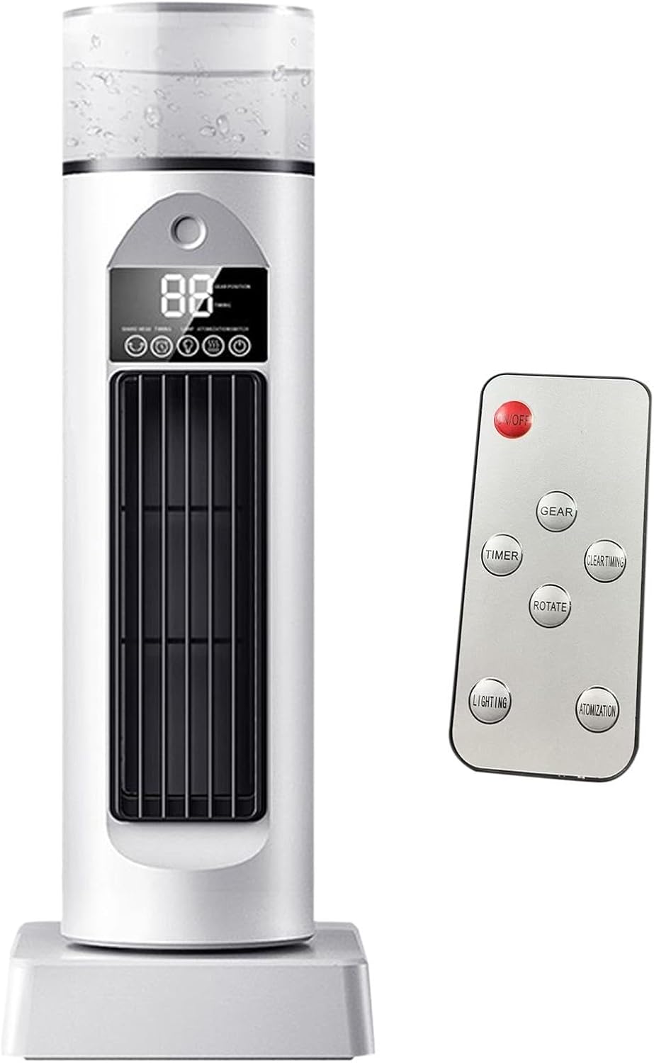 Générique Klimatyzator – 3 cm, 230 ml, 950 g, Biały – przenośny, pokój dzienny dekoracji, tłumik
