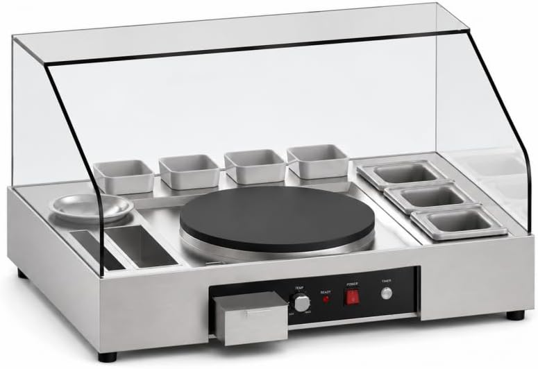 Crêpeiers Przewodniczący Générique, 400 mm – 2,700 W, Czarny