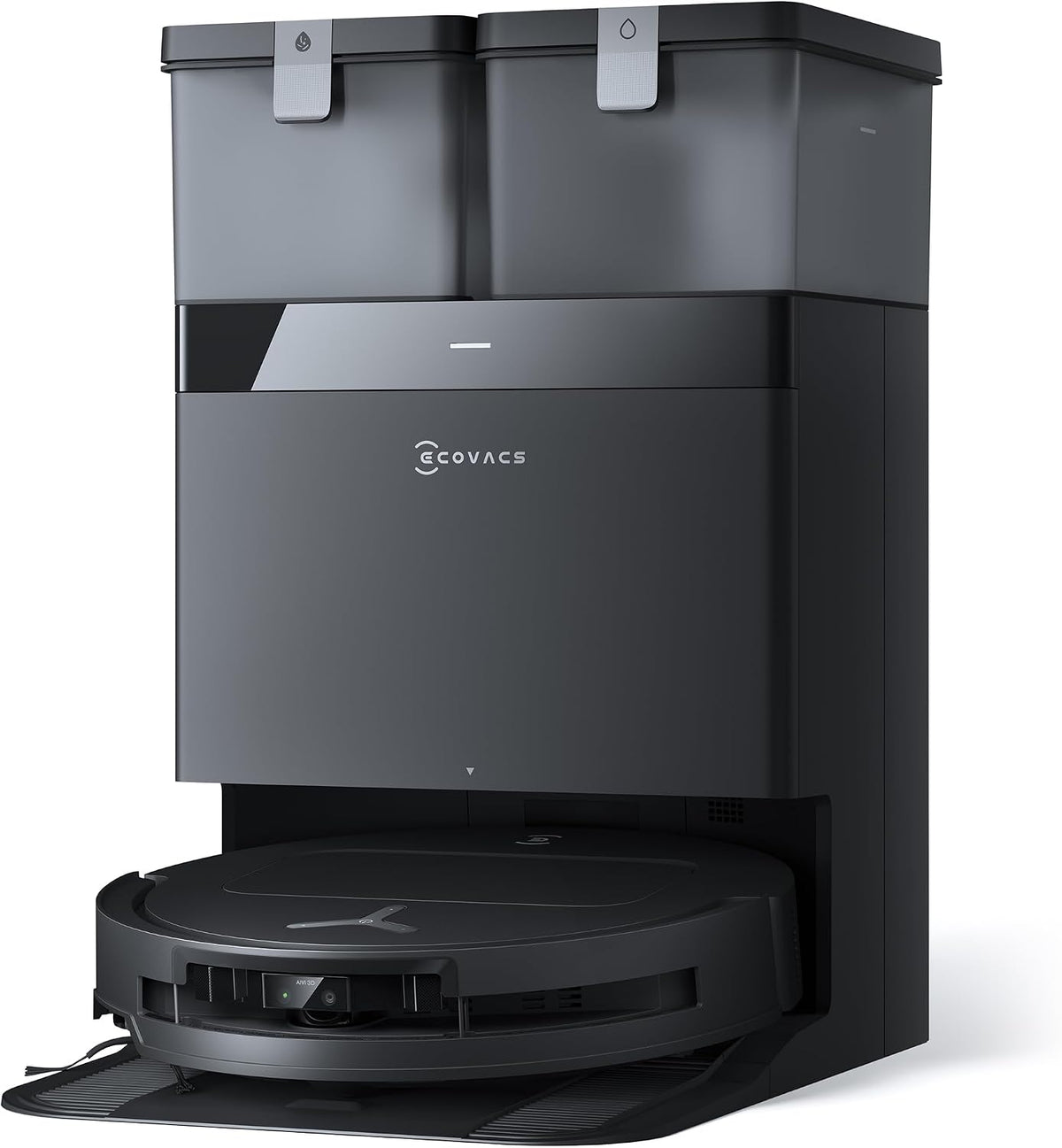 ECOVACS Robot sprzątający – odkurzacz automatyczny, T50, 81 mm, Biały – Odkurzacz, AIVI 3D T50, efekt 3D, 15000Pa moc wzmocniona przez T30 Pro Omni