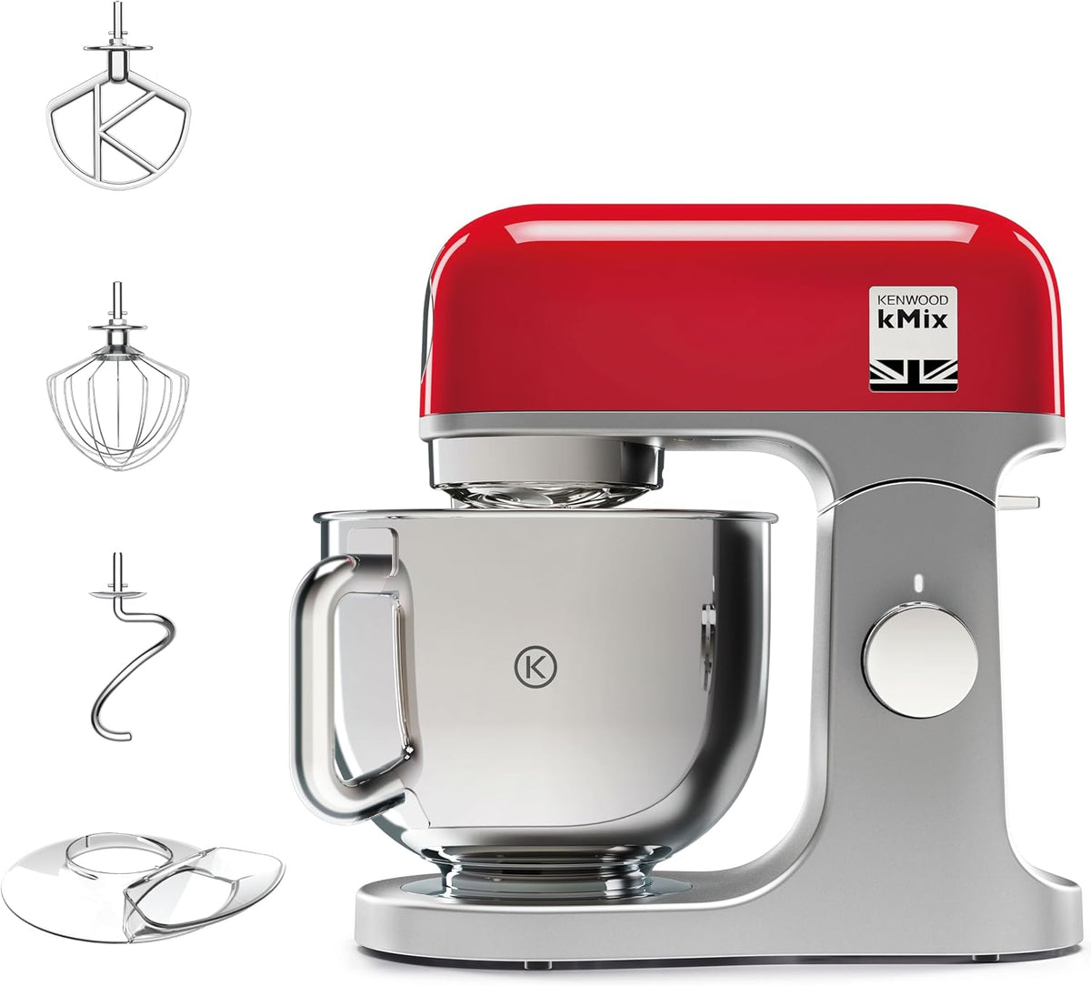 Kenwood Robot kuchenny, KMX750RD – 5 l, 1000 W, Czerwony, KMX750RD Robot
