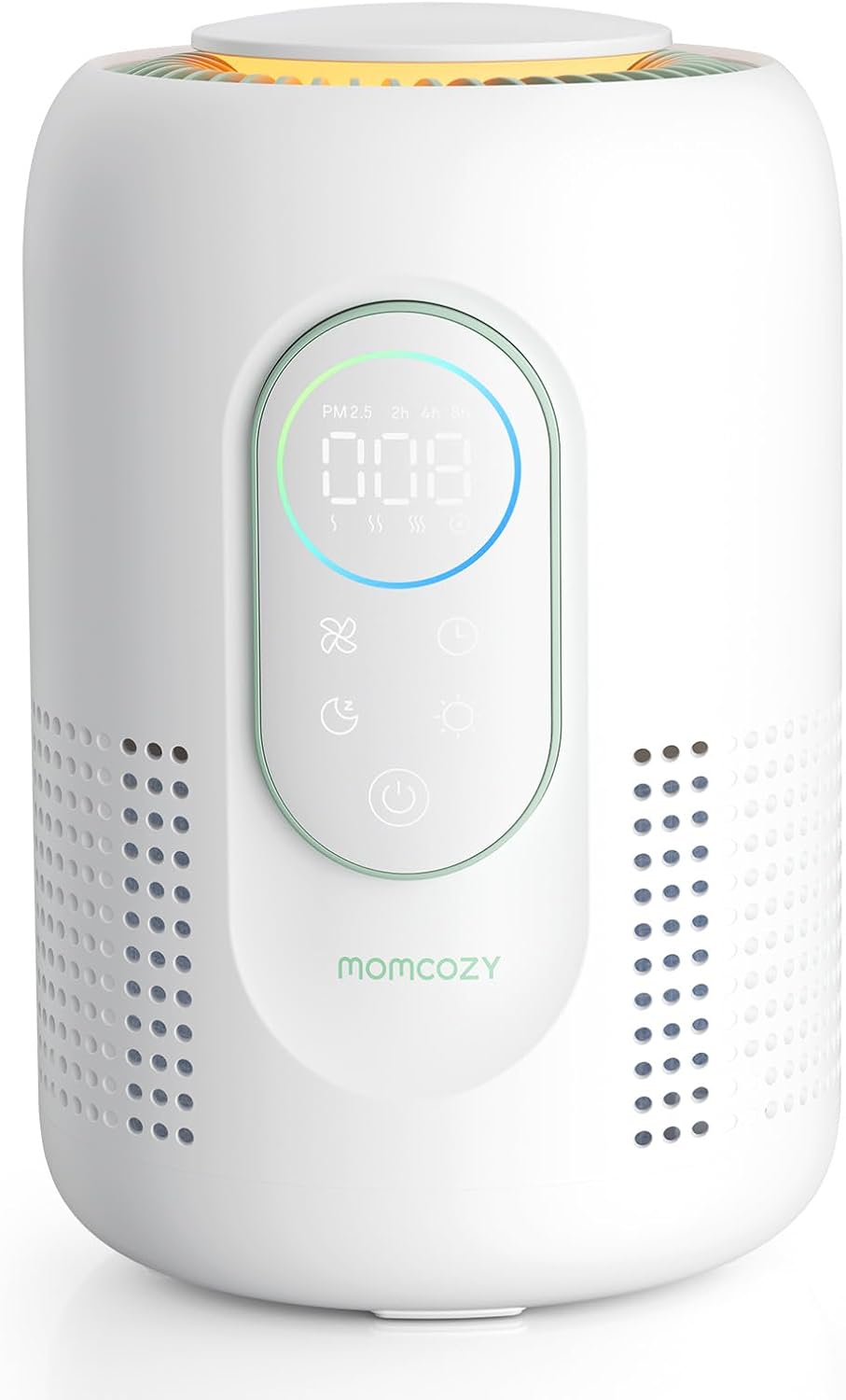 Oczyszczacz powietrza momcozy – PM2, 21 dB, Czarny, Monitor – higiena, tłumik, 4 Filtry, 3 kolory PM2.5