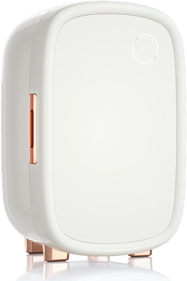Minilodówka MegLob, mała lodówka, 12 l – 100 V, 4.45 kg, Biały, Lodówka – 2 strefy temperaturowe, białe