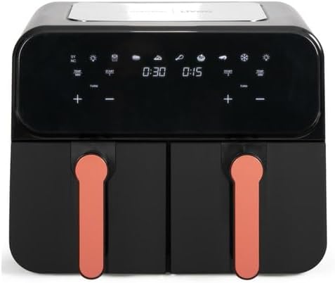 Livoo Frytkownica beztłuszczowa, air fryer, DOC316 – 2400 W, 5 l, Czarny, X 4 DOC316 2400 w czarny – olej wolny Fry 2 X 4, 2 czarny
