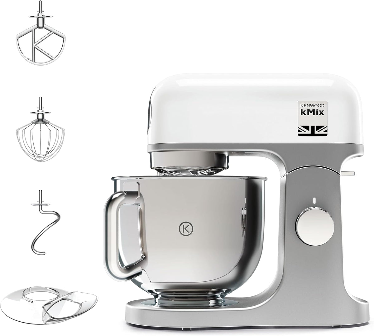 Robot kuchenny Kenwood, KMX750 – 5 l, 1000 W, Biały, metal – W 5 KMX750 WH Robot
