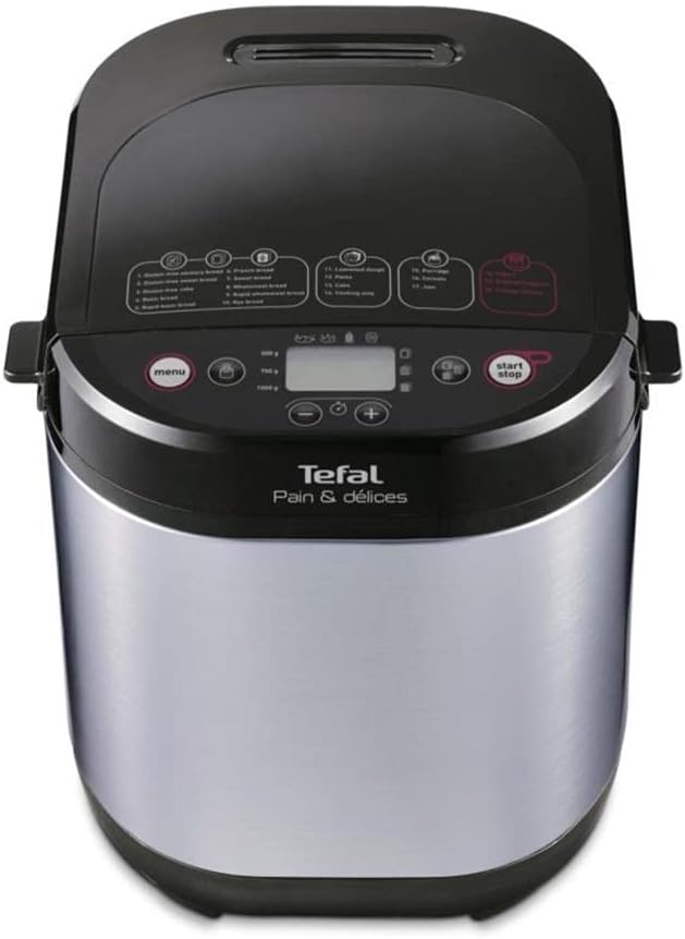 Tefal Maszyny do chleba, PF240E38, Czarny / Srebrny – stal nierdzewna, PF240E38 Chleb, chleb maszyny, czarny