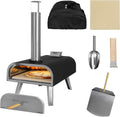 George Foreman Piec do pizzy, GFWPPO2BPC, 6 cm, Czarny – funkcja grilla, Elektryczny piekarnik do pizzy GFWPPO2BPC, przenośny, na zewnątrz