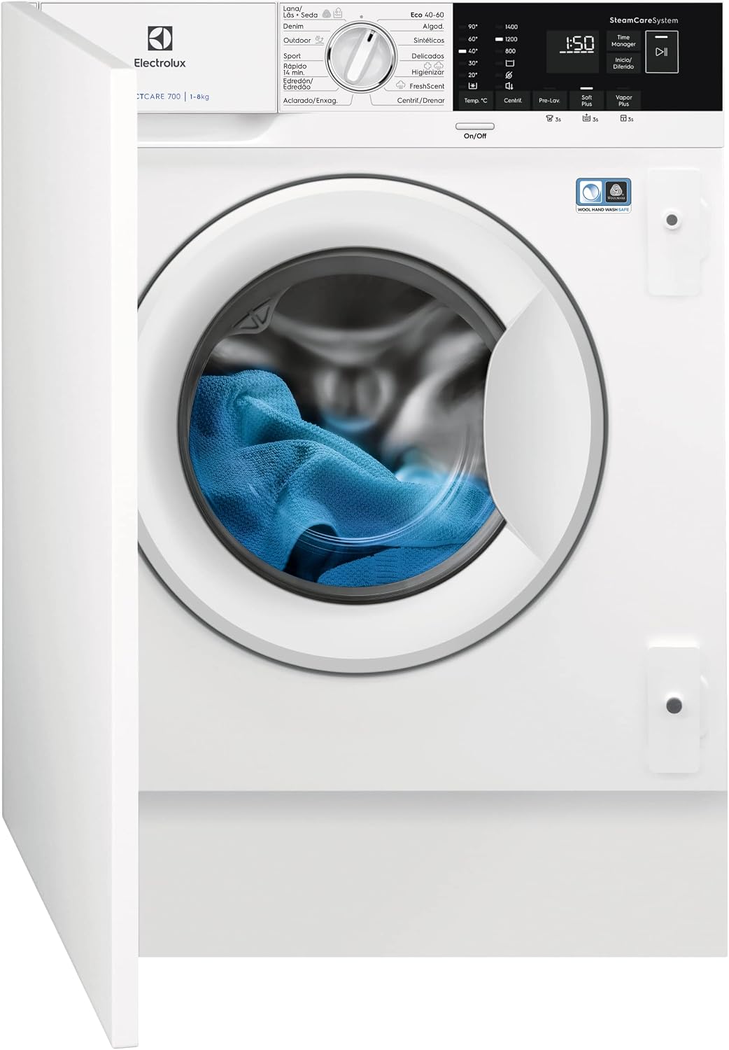 Electrolux Pralka – EN7F4842OF, 8 kg, Biały, Elektrolux EN7F4842Pralki – klasa energetyczna B, Inwerter, EN7F4842Zintegrowana do załadunku EN7F4842OF