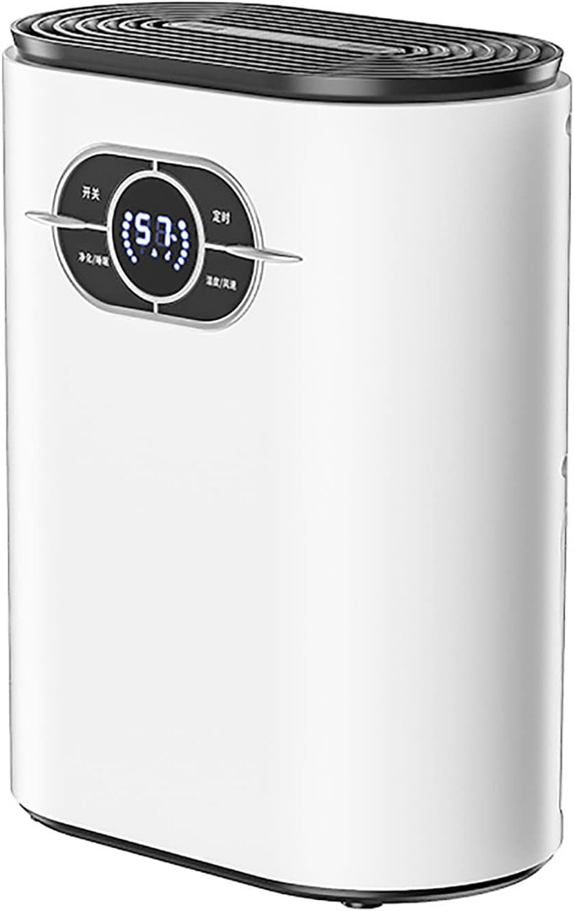 Osuszacz powietrza, 42 W – 1200 Ml, 1,6 kg, Biały, oświetlenie LED – Odnawiacz, licznik, pojemność 1200 Ml, dioda LED – 24 godziny