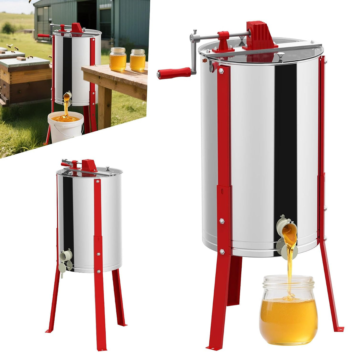 ACXIN Wyciągi, 20 kg – 39 x 62 cm, Srebrny, stal nierdzewna, Akcesoria do urządzeń – ACCYN 15- 20 kg, profesjonalne
