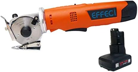 EFFECI Ostrza do masażu, 240 V, 4.5 Ah – 70 mm, Czarny, akumulator, 70 CB Elektryczny krater do warzyw z 2 bateriami i szybkie ładowarka