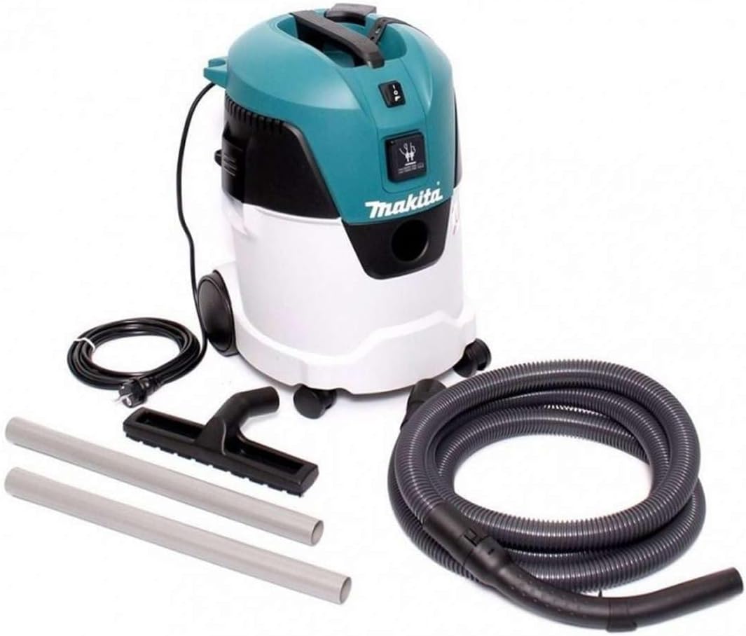 Makita Odkurzacz, VC2512, 25 l, 1000 W – 53,1 cm, Czarny, aluminium, praca bezprzewodowa – automatyczne wyłączanie, VC2512 L