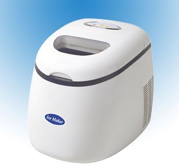 Kostkarka do lodu KLAISER – maszyna do lodu, H40, 150 W, 340x410x365 mm – 15 KG, Czarny, automatyczne wyłączanie
