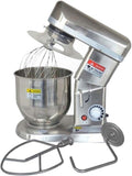 Mikser QUSYZD, W/500 – 5 l, 300 W, 13 kg, Srebrny – stal nierdzewna, planetarny, W / 500 Robot, 500 W – pizza, ciasto