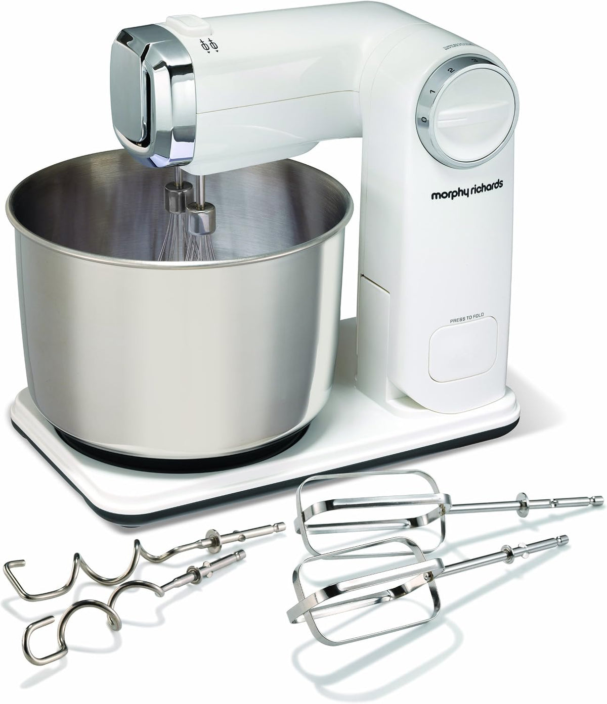 Morphy Richards Roboty, M48992EE, 5 cm, 3.5 l – Biały, stal nierdzewna, składana konstrukcja, M48992EE Robot – 30 x 20, 5 x 26, Morphy