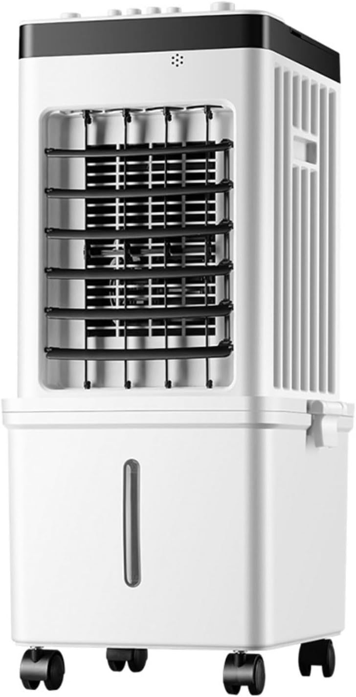 Klimatyzator przenośny GWFBLID, klimatyzator mobilny – 15 l, 40 dB, 75 W, Biały – automatyczne wyłączanie, Klimatyzator 7.5H, zegar, duży zbiornik