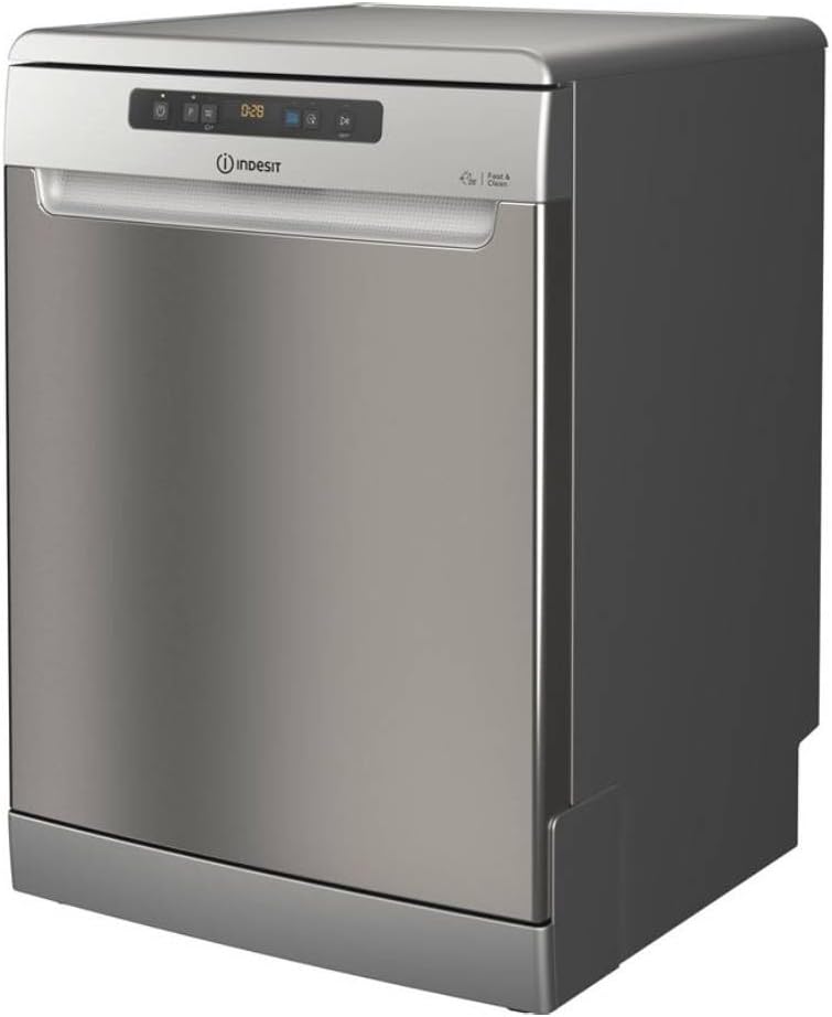 Indesit Zmywarka, I0FD651X – 41 dB, Szary, stal nierdzewna, do zabudowy – szare, do naczyń Built- in Indisit I0FD651X 14 Szkieletka szara