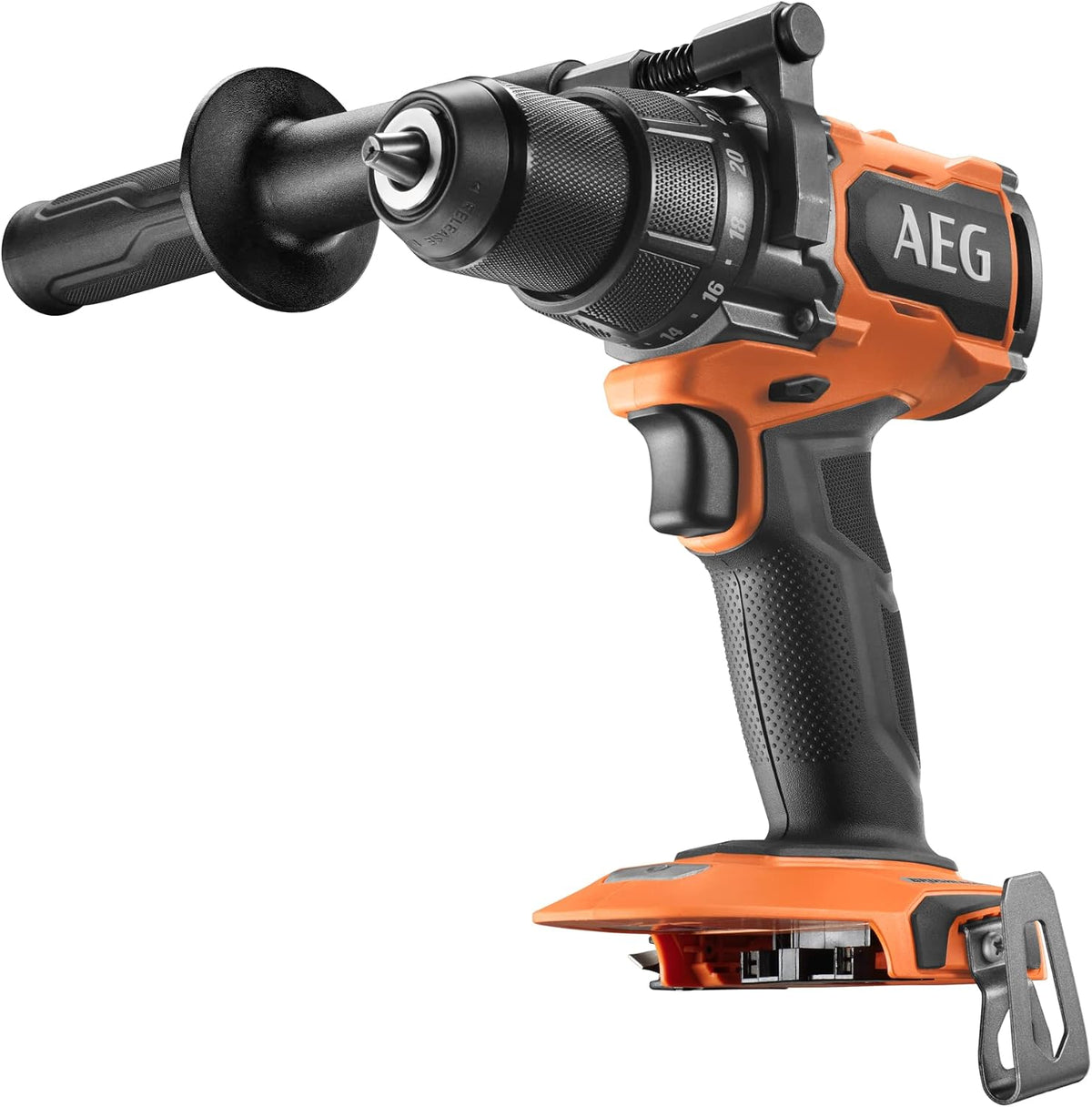 AEG Wiertarki i wkrętaki, BSB18BL2-0 – 18 V, 13 mm, Pomarańczowy/Czarny, metal – Wiertarko-Wkrętarka Udarowa 18V Brushless Heavy Duty, 140 Nm