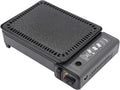Płyta grzewcza yunaoii, 6,5 x 19,5 cm, 3 kg – Czarny, stal nierdzewna, funkcja grilla, przenośne – grill, kemping, wymienne, Grill z schowkiem – 25- 0