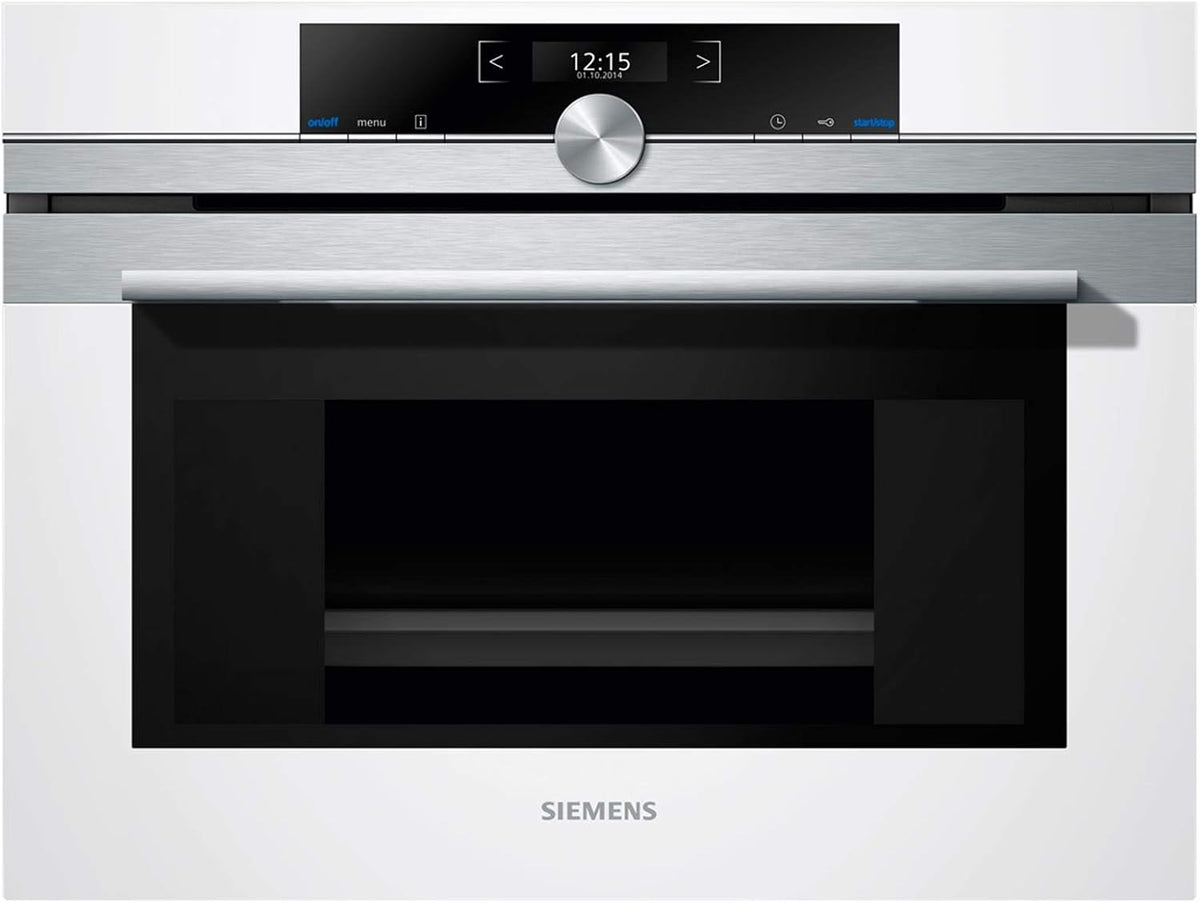 SIEMENS Piekarnik do zabudowy, 38 l, Biały, cd634gbw1 built- in – 38 Elektryczny piekarnik, halogenowe oświetlenie wewnętrzne encastrable/38