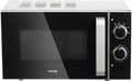 H.Koenig Tylko funkcja mikrofal, VIO4 – 20 l, 700 W, 24,5 cm, Czarny/Srebrny – timer, Kompaktowa konstrukcja mikrofalowa 20 l VIO4, moc 700 W
