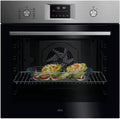 AEG Piekarnik do zabudowy – OR5PB40SM, 72 l, 2990 W, Szary – samoczyszczenie, Piec elektryczny Series 5000 OR5PB40SM, zwrotny, szary OU5PB40SM